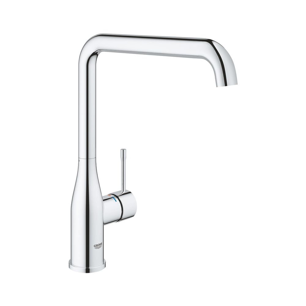 Grohe Essence Robinet de cuisine monocommande à bec haut, montage à 1 trou, Chrome, 30505000