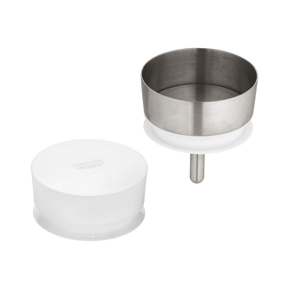 Jeu de couvercles Grohe Blue 40636 (2 couvercles inox/blanc)