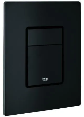 Plaque de recouvrement Grohe 42371 avec bouton-poussoir phantom black