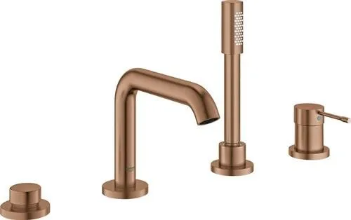 Mitigeur monocommande à 4 trous pour baignoire Essence 25251_1 GROHE warm sunset brossé