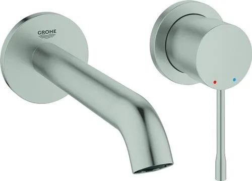 Robinetterie Grohe Essence 2-Loch-WT murale 29192_1 FMS porte-à-faux 183 mm supersteel