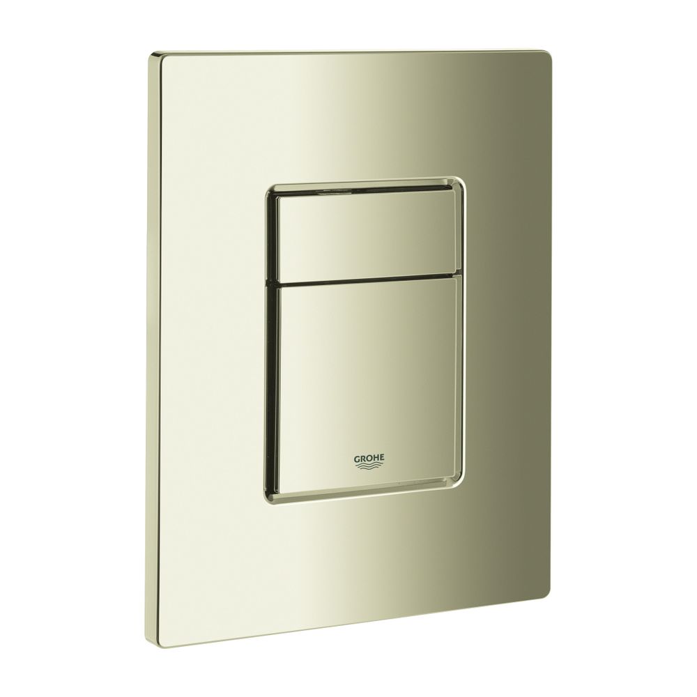 Grohe Plaque de recouvrement nickel avec bouton-poussoir, 42371BE0