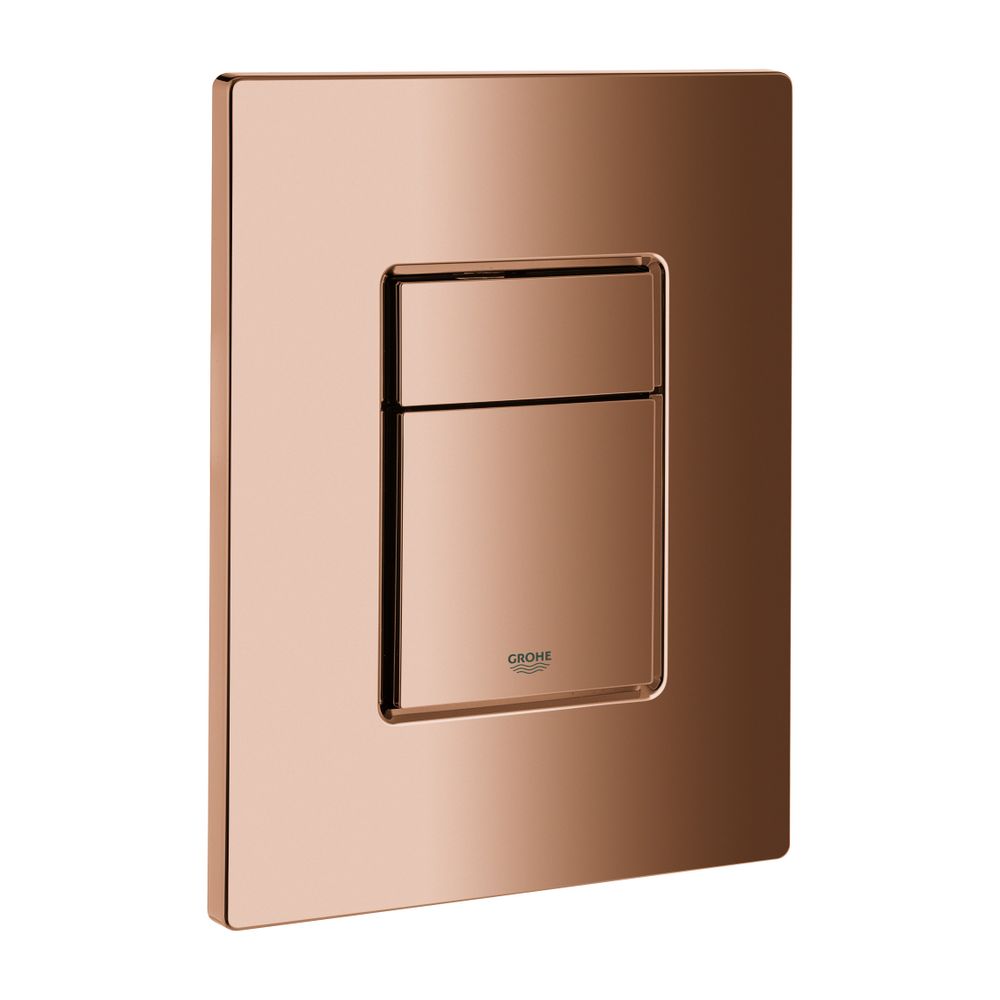 Plaque de recouvrement Grohe Warm Sunset avec bouton-poussoir, 42371DA0