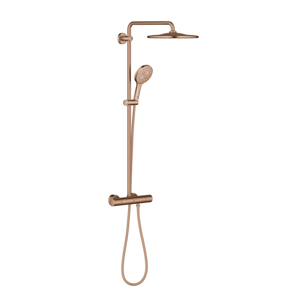 Système de douche Grohe Rainshower SmartActive 310 avec batterie thermostatique AP, 450 mm, Mono 310, SmartActive 130, EcoJoy, Warm Sunset