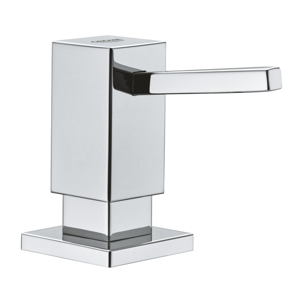 Distributeur de savon liquide cubique Grohe 500 ml, chromé, 40649000