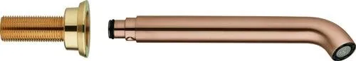 Robinetterie Grohe Auslauf 48638 portée 180 mm avec mousseur warm sunset brossé