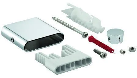 Support de barre de douche pour Rainshower SmartActive GROHE, métal, avec kit de fixation, Phantom Black, 48425KF0