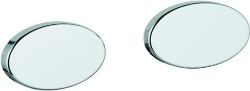Couvercle de finition Grohe 10099 chrom (2 pièces) pour poignée Grotherm 1000 chrom