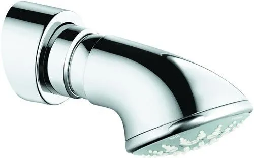 Grohe Relexa 100 Five Pommeau de douche, 5 modes de jet, débit maximal à 3 bar 20 l/min, chromé, 27062000