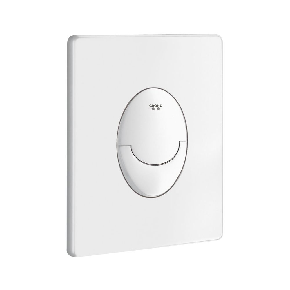 Grohe Skate Air WC-Betätigung, 156x197mm, montage vertical, chasse double volume et commande Start/Stop, blanc alpin, réf. 42304SH0