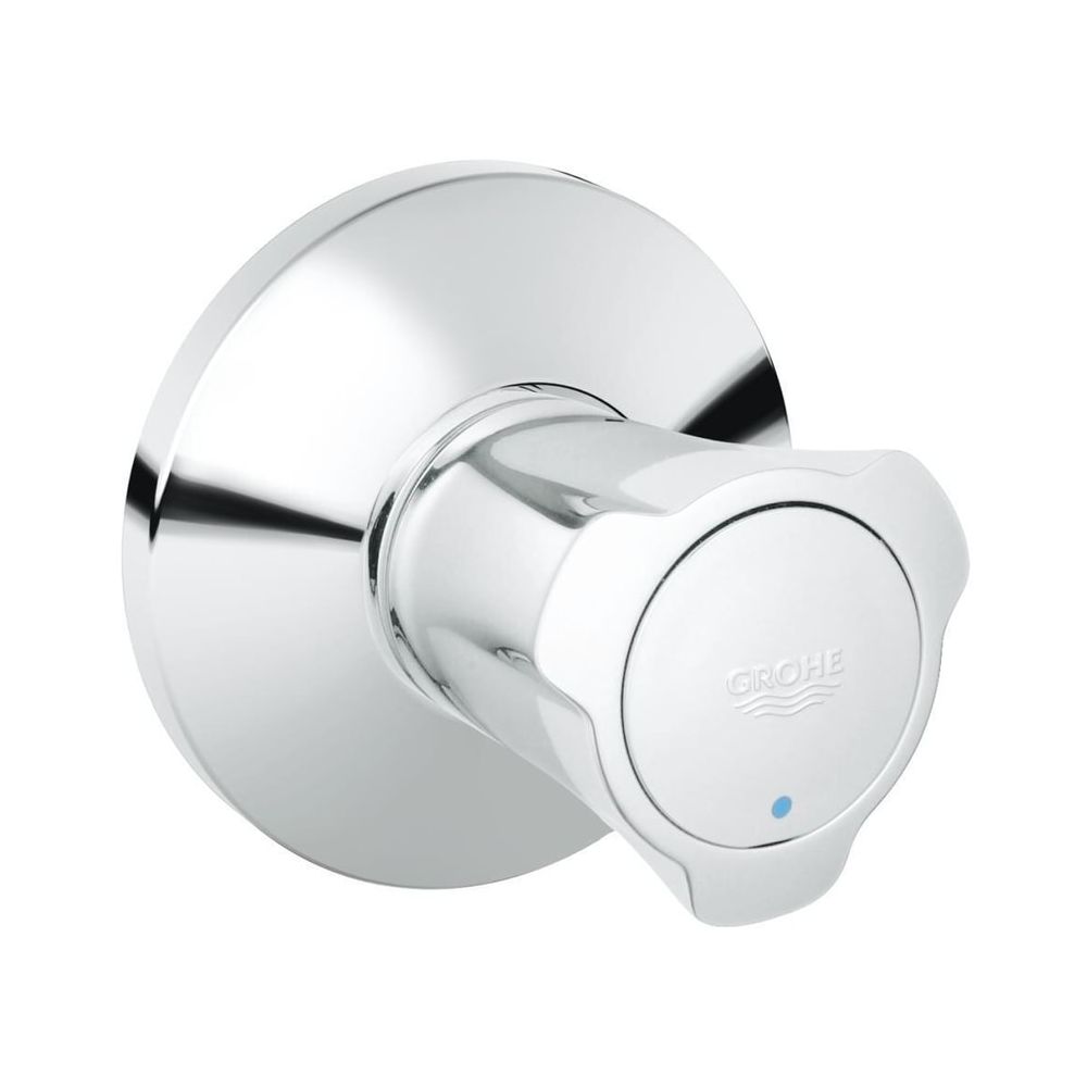 Robinet encastré Grohe Costa, profondeur de pose réglable en continu 10-35 mm, marquage bleu, chrome, 19854001