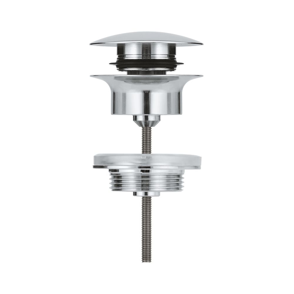 Garniture d'évacuation Grohe avec bouchon à clic, bouchon amovible, verrouillable, chromé, 65807000
