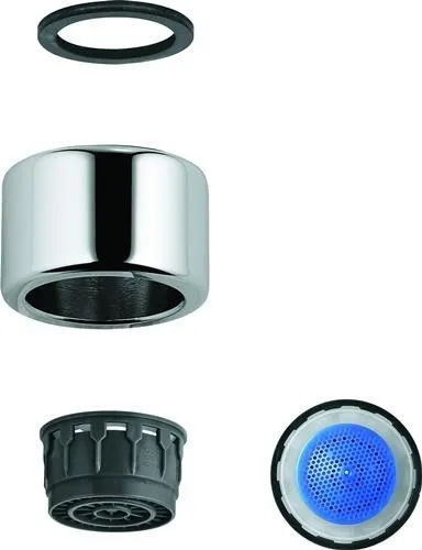 Grohe Mousseur à filetage intérieur M22x1, classe de débit A, 13,5-15,0 l/min à 3 bar, chromé, 13993000