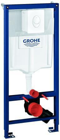Kit WC GROHE Rapid SL 38722_1 BH 1,13 m avec commande Skate Air blanc alpin
