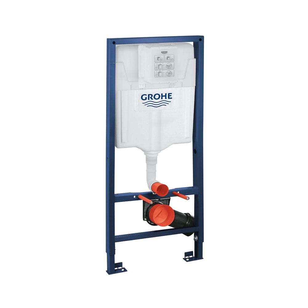 Élément WC mural Grohe Rapid SL, hauteur de construction 1,13 m, avec réservoir GD 2, pour montage sur cloison creuse/paroi porteuse, 38528001