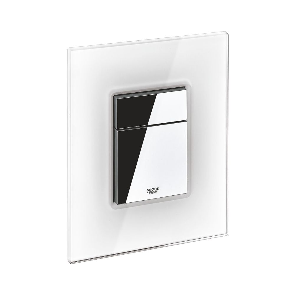 Plaque de recouvrement Grohe avec bouton-poussoir, Moon White, 42369LS0