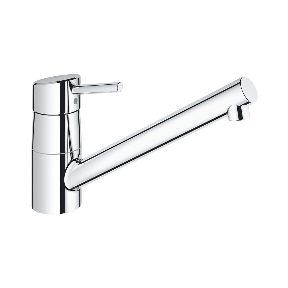 Grohe Concetto Mitigeur monocommande pour évier, montage à un trou, bec plat, chromé, 32659001