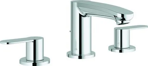 Batterie de lavabo Grohe Eurostyle C 20208_2 3 trous avec garniture d'évacuation à tige chromée