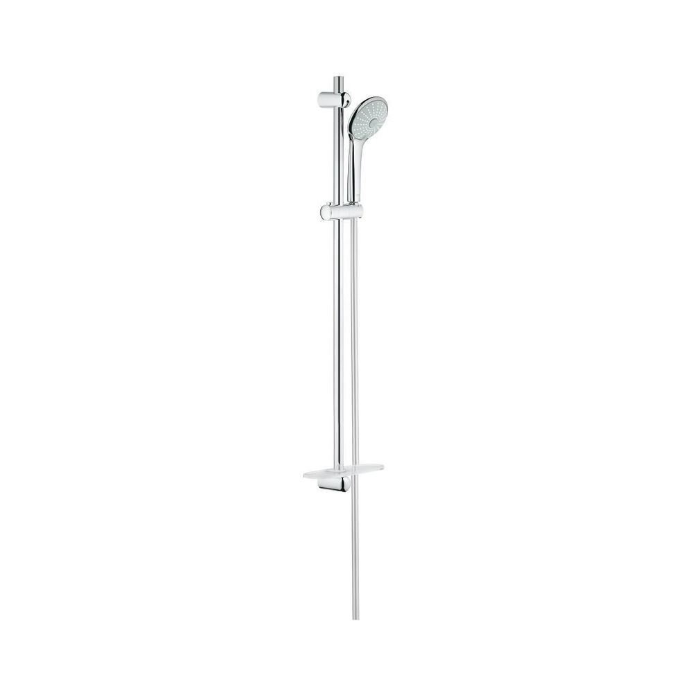 Set de barre de douche Grohe Euphoria 110 Massage, barre de douche 900 mm, 3 modes de jet, avec rangement, chromé, 27226001