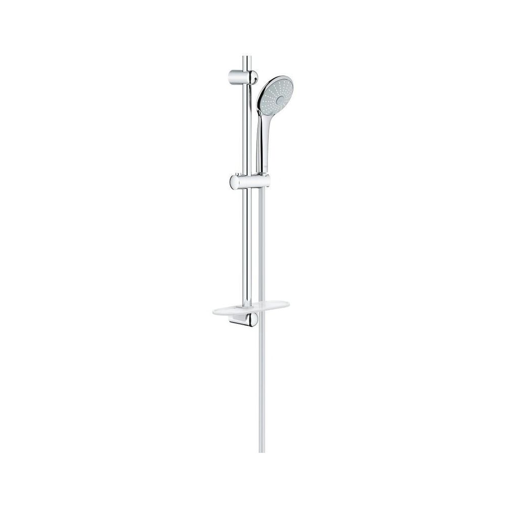 Set de douchette Euphoria 110 Massage Grohe, barre de douche 600 mm, 3 modes de jet, chromé, 27243001