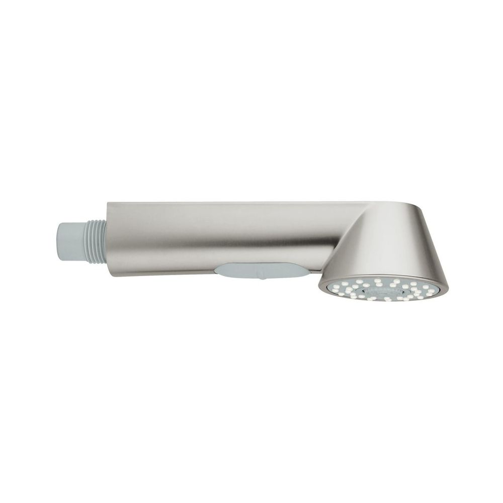 Pommeau de douche Grohe pour mitigeur monocommande K7, avec clé de démontage, Supersteel, 64156DC0