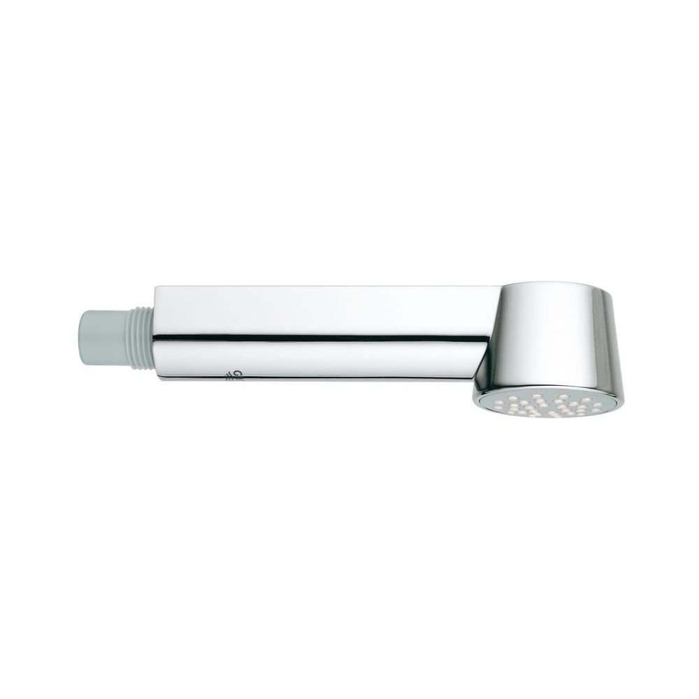 Pommeau de douchette Grohe pour batterie de robinetterie monocommande K7 avec douchette latérale, jet de douche, boîtier métallique, avec clapet anti-retour, chromé, 64158000