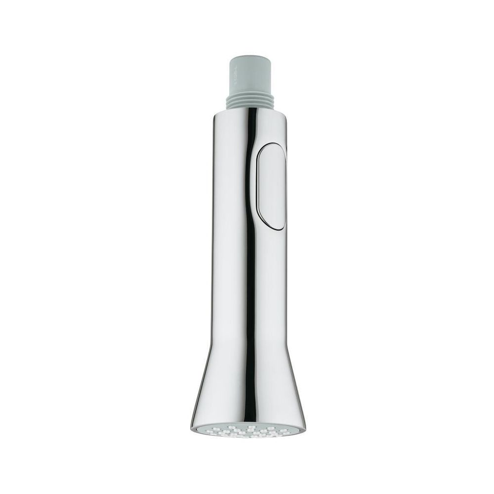 Pommeau de douchette Grohe extractible, 2 modes de jet, filetage extérieur, chromé, 64159000