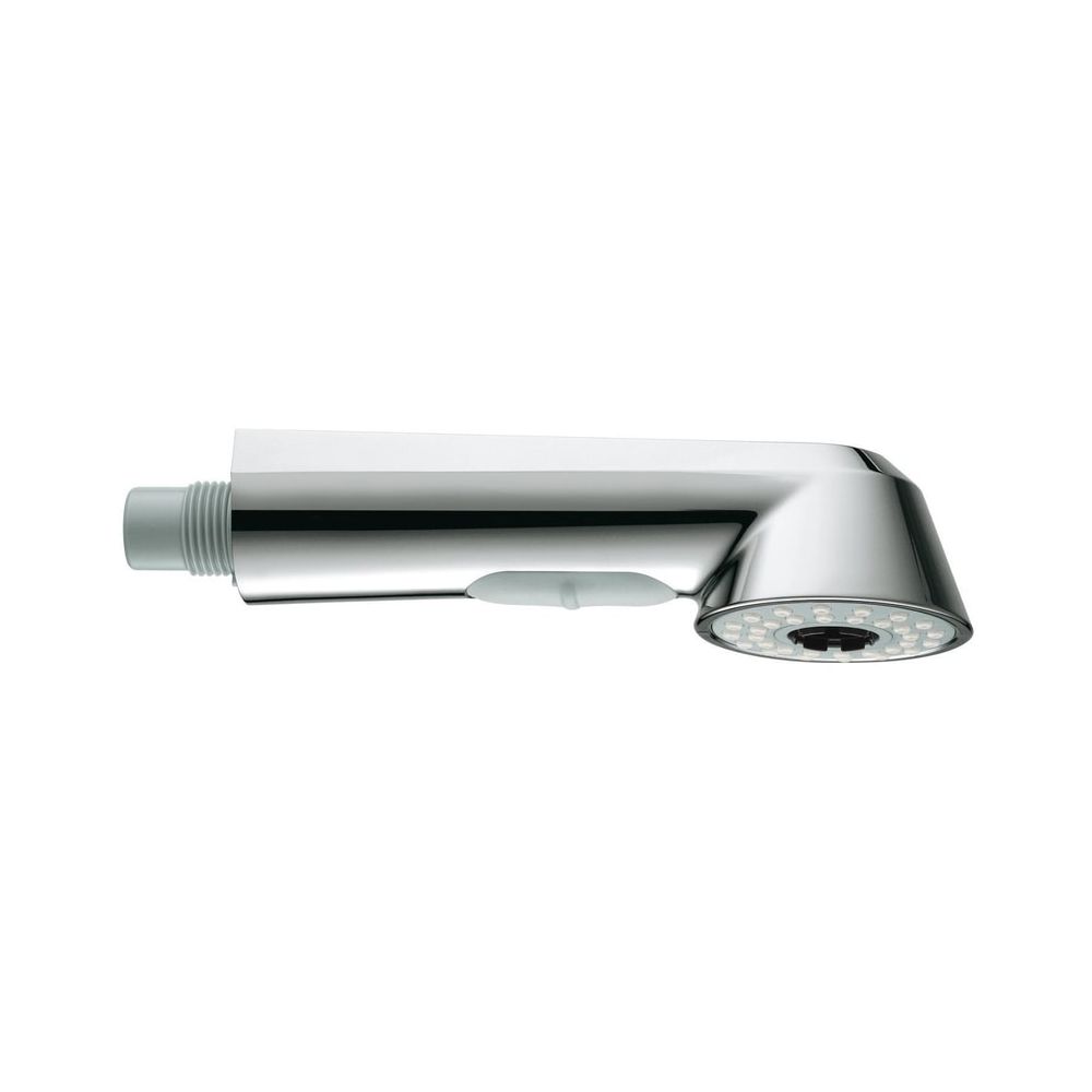 Pommeau de douche Grohe, 2 modes de jet, avec unité de commutation, avec clapet anti-retour, laiton/plastique, chromé, 46789000