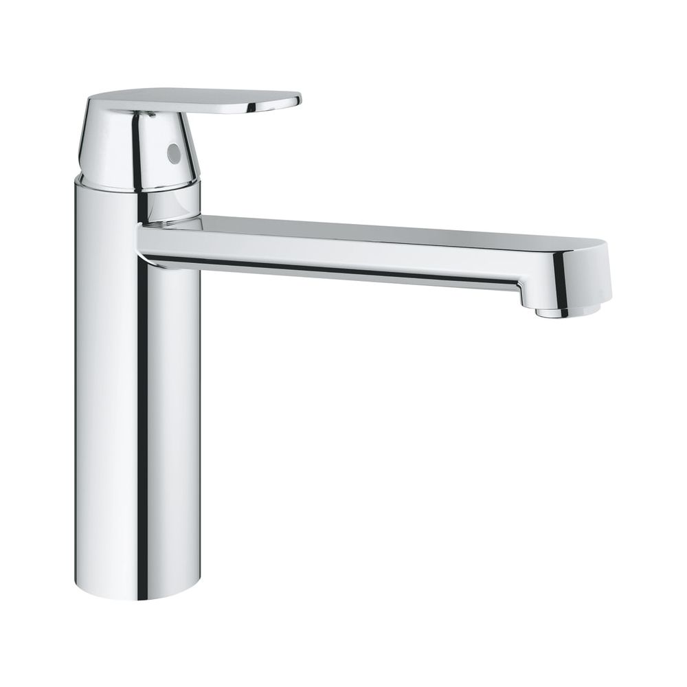 Grohe Eurosmart Robinet mitigeur de cuisine à bec fixe, montage 1 trou, bec moyen, chromé, 30193000