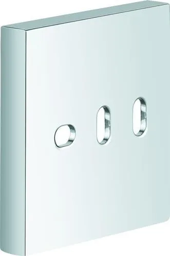 Grohe Disque de compensation Cube pour systèmes de douche Euphoria Cube (console carrée), chromé, 27933000
