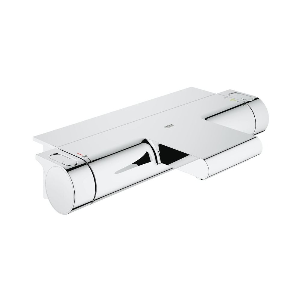 Robinetterie thermostatique Grohe Grohtherm 2000 pour baignoire, montage mural, avec porte-savon, chromé, 34464001