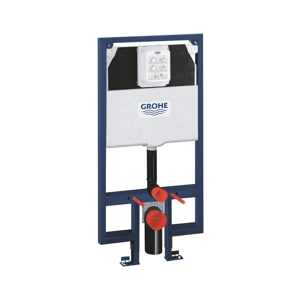 Grohe Rapid SL Élément WC mural, hauteur de construction 1,13 m, avec réservoir de chasse, largeur 0,62 m