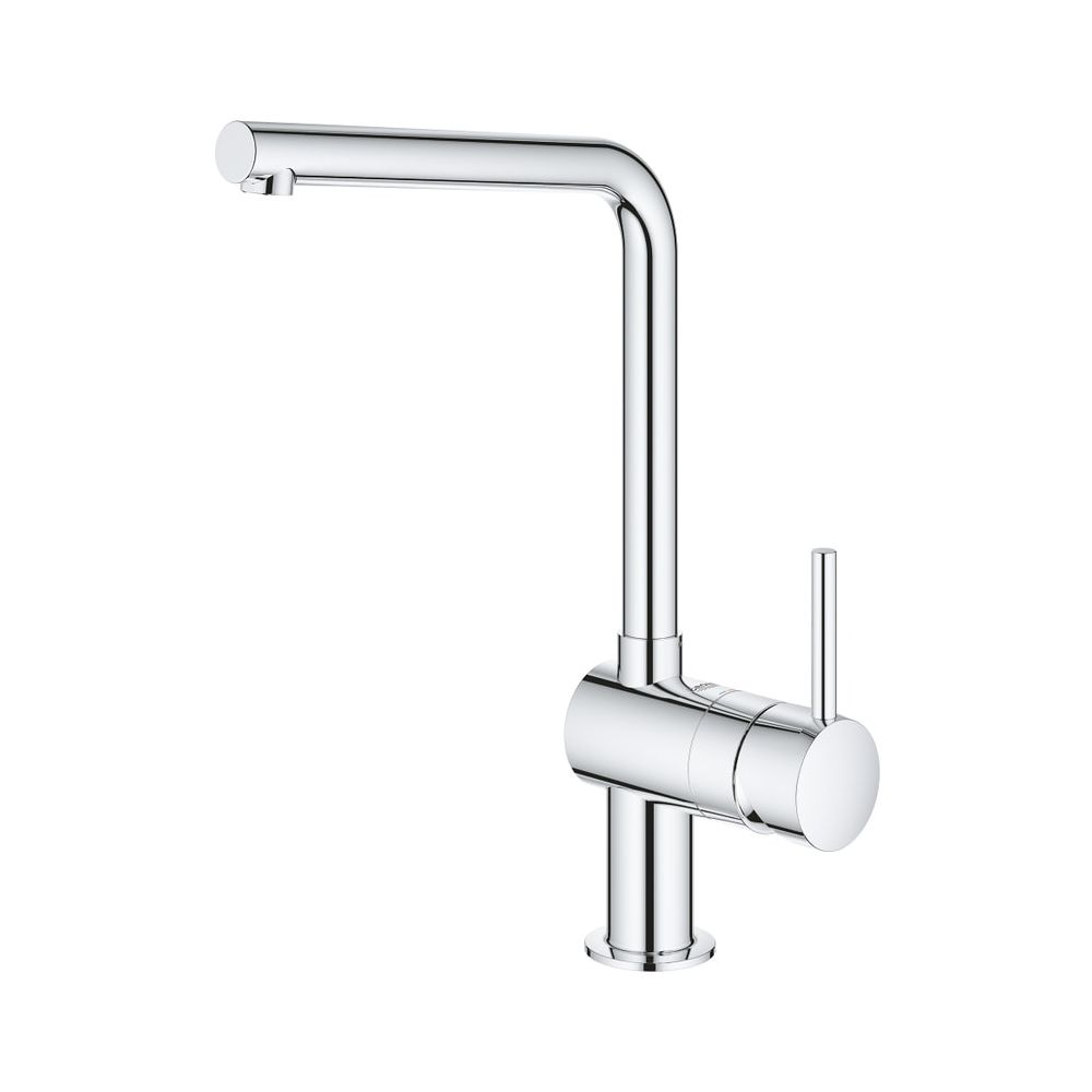 Robinetterie de lavabo Grohe Minta, montage à un trou, bec en L, 11,5 l/min, chromé, 31375000