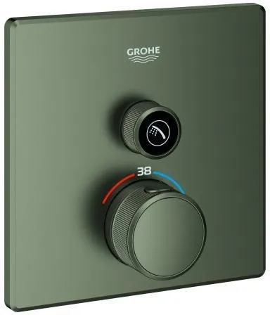 Thermostat GROHE Grohtherm SmartControl 29123 angulaire FMS 1 ASV satiné graphite