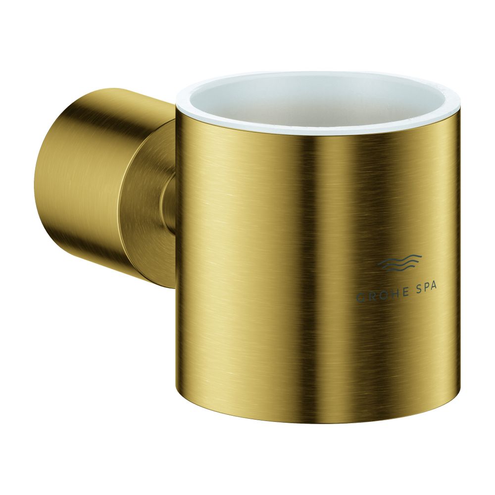 Support en verre Grohe Atrio pour distributeur de savon, finition Cool Sunrise brossée, 40884GN0