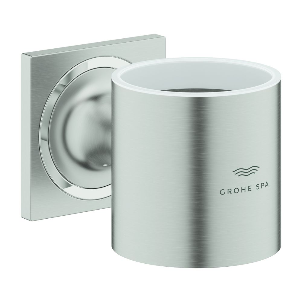 Support Grohe Allure pour verre ou distributeur de savon (Supersteel)
