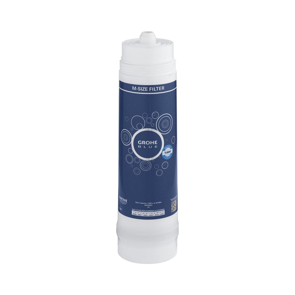Filtre Grohe Blue M-Size, capacité 1500 l à 20° dKH, 40430001