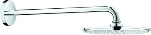 Set de pommeau de douche pluie Rainshower Cosmopolitan 210 Grohe, bras de douche 422 mm, 16,5 l/min, chromé, 26171000