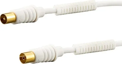 Câble d'antenne E+P Elektrik 10m blanc AB 210 G LOSE