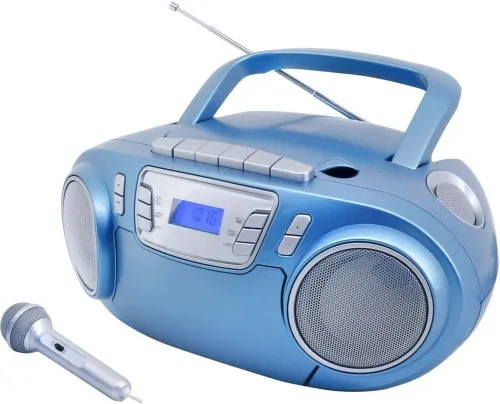 Soundmaster SCD5800BL BL - Radio/CD/Enregistreur à cassettes