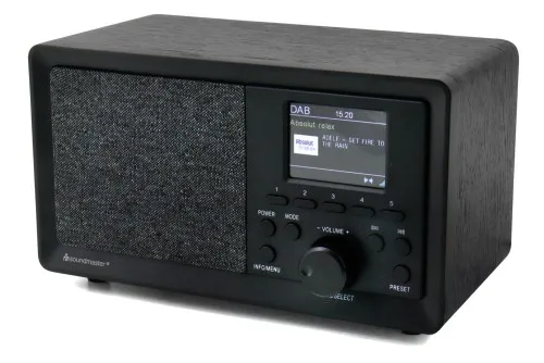 Radio DAB+/FM RDS Soundmaster DAB350SW noir