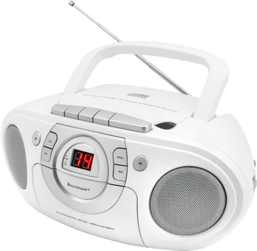 Soundmaster Radiocassette CD-Boombox SCD5100WE ws