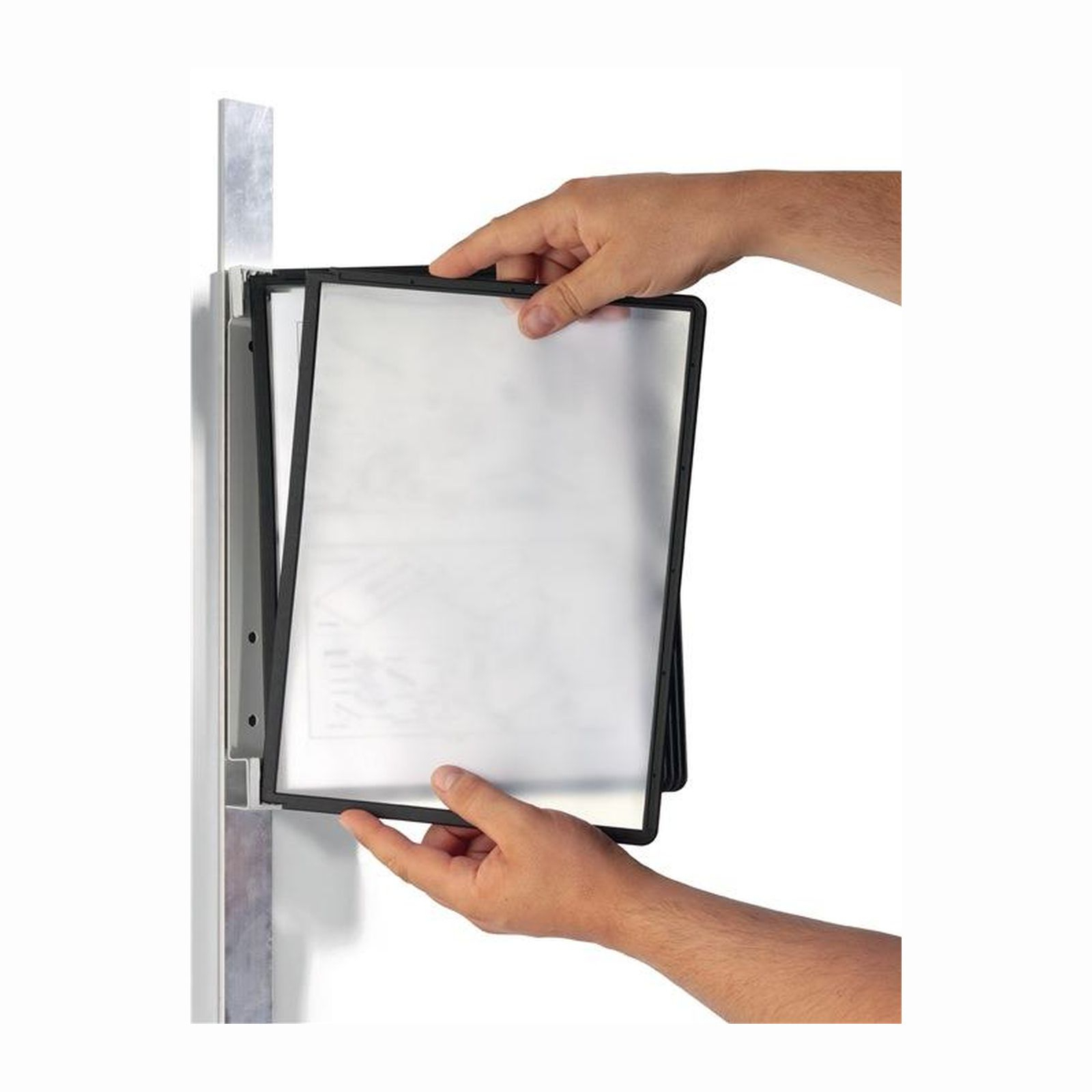 Support mural durable pour 5 tableaux de visualisation - 591401