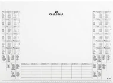 Bloc-notes DURABLE 729202 pour sous-main 7291 25 feuilles blanc