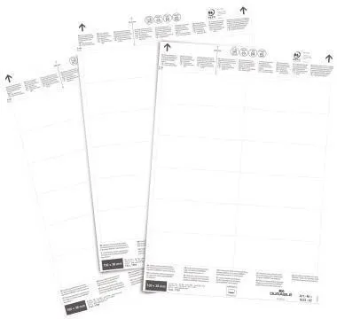 Étiquettes à insérer 102202 pour pochettes logistiques 100x38 mm — lot de 240 pièces