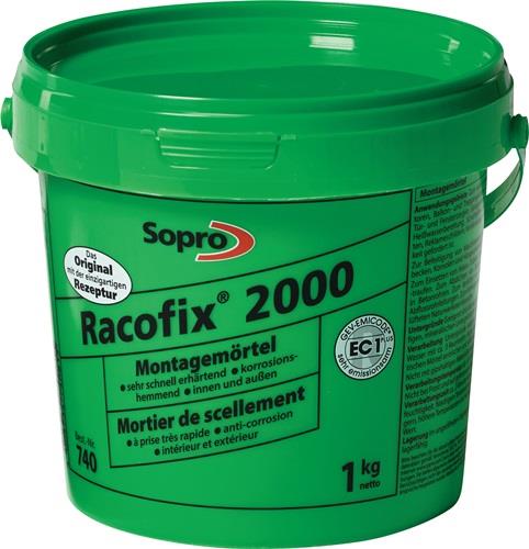 Mortier de montage Racofix® 2000 1:3 parties en volume (eau/mortier) 1 kg seau SOPRO