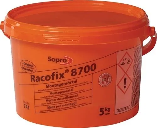 Mortier de montage Sopro Racofix® 8700 1:3 (eau/mortier) Seau 5 kg