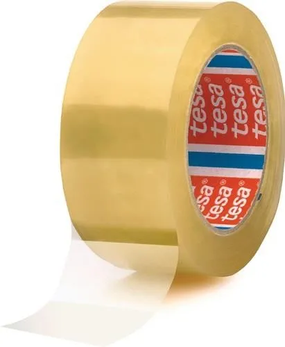 Ruban adhésif d'emballage PP Tesa Tesapack 4280 incolore L.66m l.50mm Rouleau — lot de 6 pièces