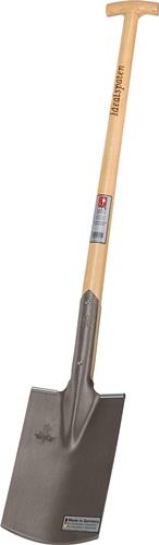 IDEAL Bauspaten 285 x 185 / 180 mm Taille 2 forme jardinier avec protection d'appui et manche en T en frêne trempé - 10010283