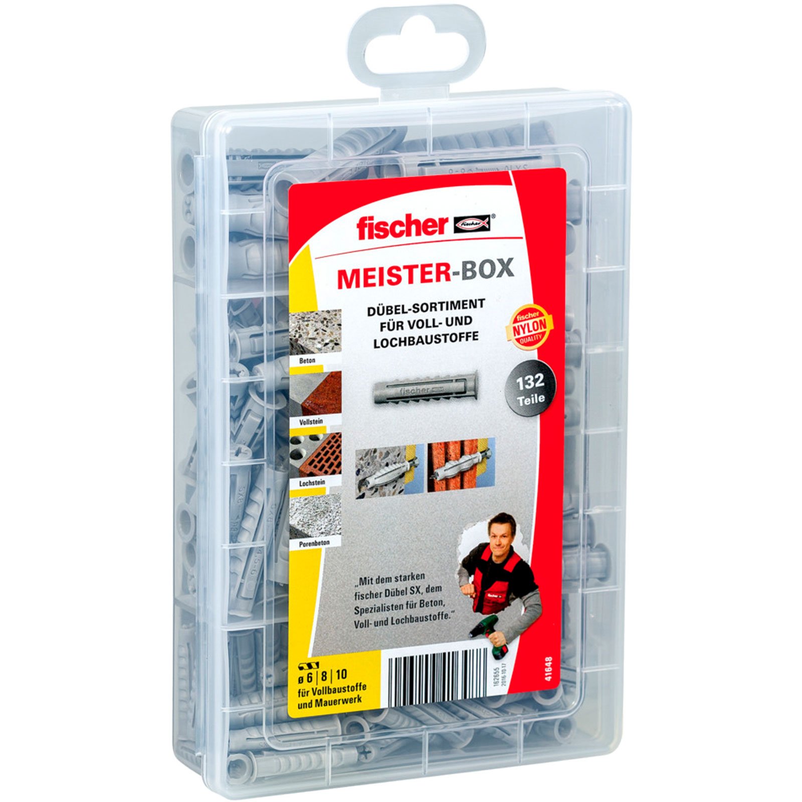 Boîte à chevilles Fischer Meister-Box pour espace de vie (132 pièces)